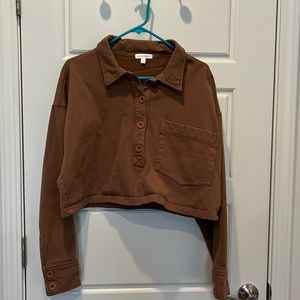 NWOT Good American sweatshirt oversized